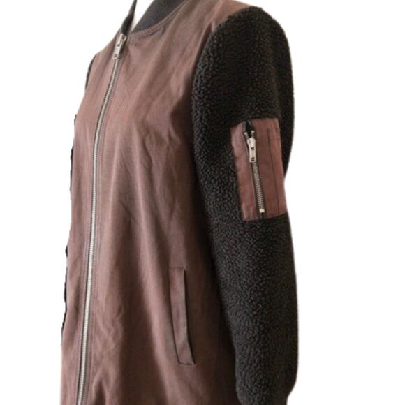 Native Youth Oversized Longline Bomber Style Coat - Size Small - Picture 1 of 6